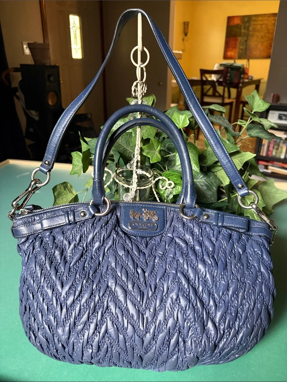 Coach Limited Edition 70th Anniversary Madison Quilted Satchel Shoulder Bag